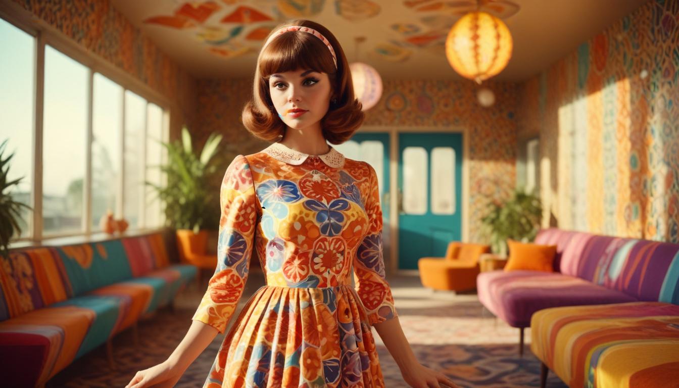 Groovy 60'lar: Retro Elbise ile Nostaljik Bir Yolculuk