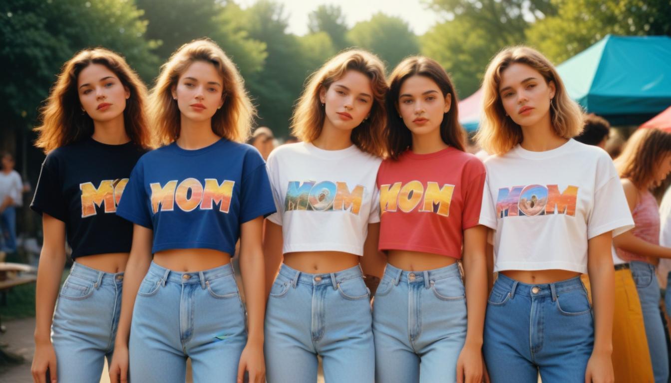 90'ların Tadı: Oversize T-shirtler, Mom Jeanler ve Crop Top Modası